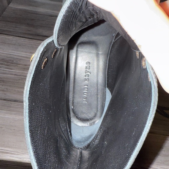 Jenni Kayne Black Oiled Leather Canyon Boots - Picture 7 of 8